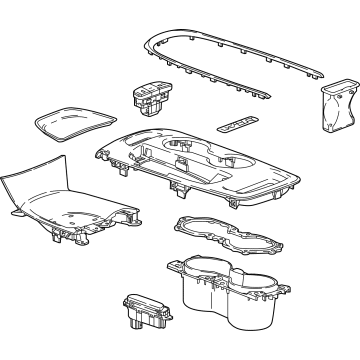 Chevy 23334166 Shift Panel