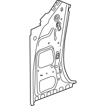 Cadillac 23125444 Inner Hinge Pillar