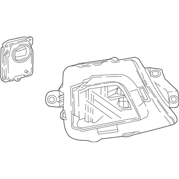 Cadillac 23353385 Daytime Run Lamp