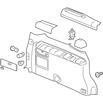 Saturn 15915895 Side Trim Panel