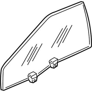 GM 10439232 Window Assembly, Front Side Door