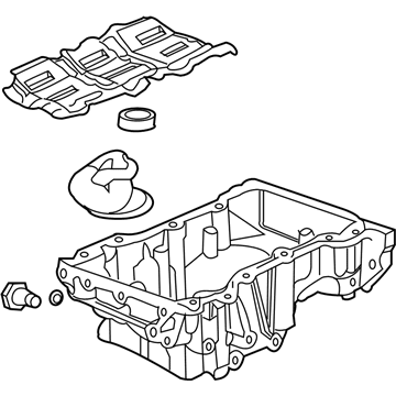 Saturn 12666374 Oil Pan