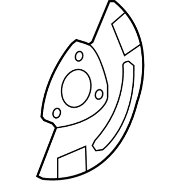 GM 10390112 Shield, Front Brake