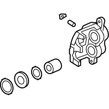 GM 21998526 Caliper Asm,Front Brake (W/O Brake Pads & Bracket)