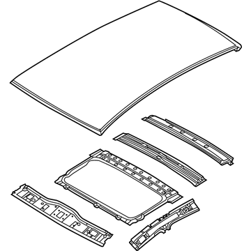 Chevy 96648230 Roof Panel