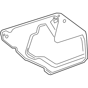 GM 92271281 Deflector Assembly, Front Side Door Water