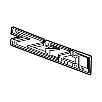 GM 84467007 Decal, Pubx Si