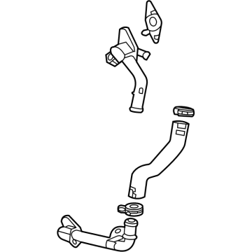 Chevy Silverado 1500 Coolant Pipe - 55510685