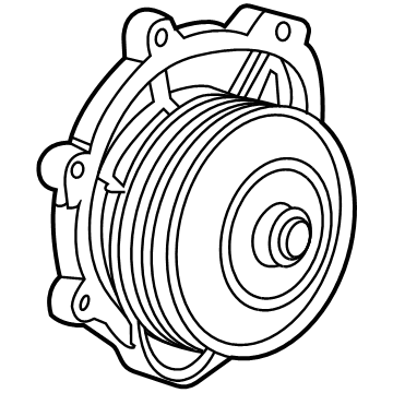 2021 Chevy Suburban Water Pump - 12713806