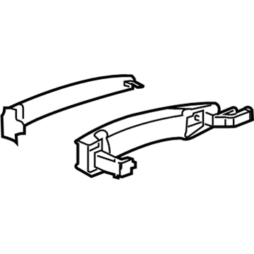 2019 Chevy Traverse Door Handle - 84335416