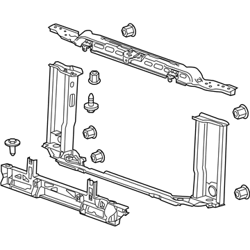 GM 84366723 Support Assembly, Rad Lwr