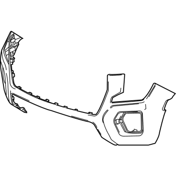 GM 87814096 FASCIA ASM-FRT BPR UPR *SERV PRIMER