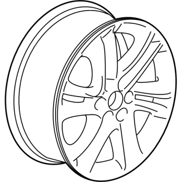 Buick 23165674 Wheel, Alloy