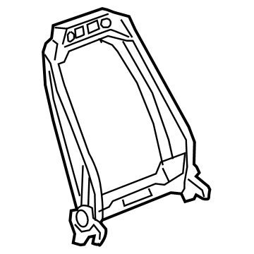 GM 13513167 Frame Assembly, Front Seat Back