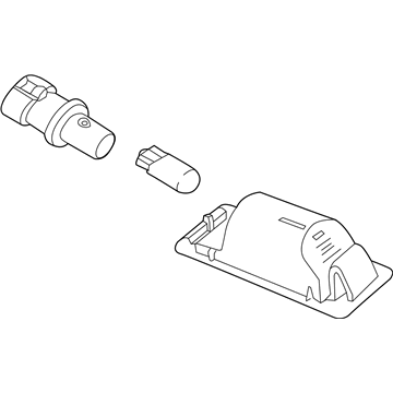 Chevy 13502179 License Lamp