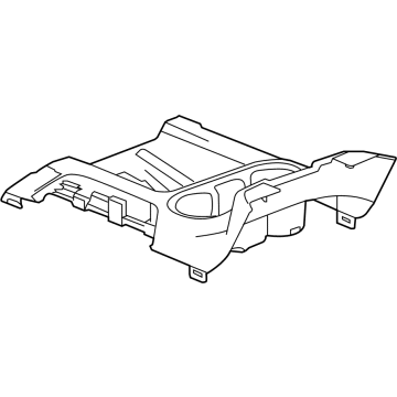 GM 84505586 Plate Assembly, F/Flr Cnsl Cup Hldr Tr *Black