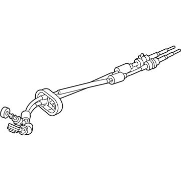 GM 25186046 Manual Transmission Selector & Shift Lever Cable Assembly