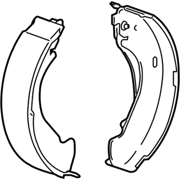 Chevy 19256494 Brake Shoes