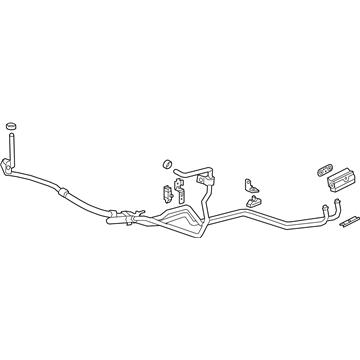 Chevy Silverado 1500 LD Automatic Transmission Oil Cooler Line - 85149482