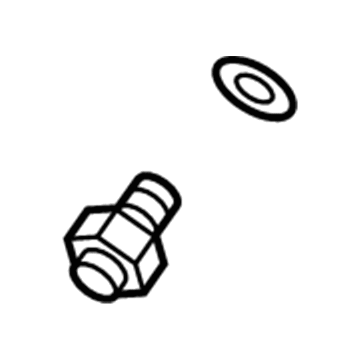 Cadillac 12673514 Water Return Tube Connector