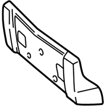 GMC 15959211 License Bracket