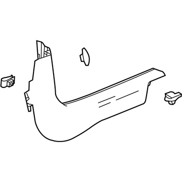 GM 42497297 Molding Assembly, Front Side Door Sill Garnish *Titanium