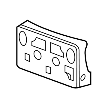 Cadillac 84450649 License Frame