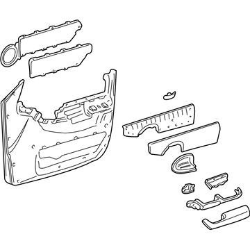 Chevy 10315651 Door Trim Panel