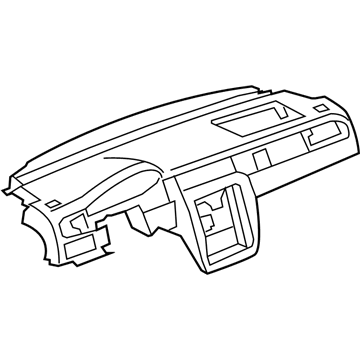 GM 23224749 Panel Assembly, Instrument *Titanium