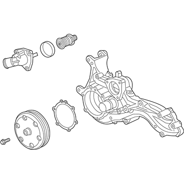 Chevy 12700555 Water Pump Assembly