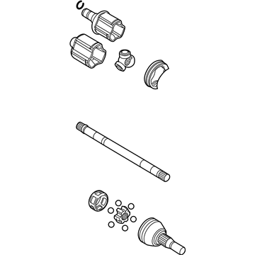 Cadillac 88957150 Axle