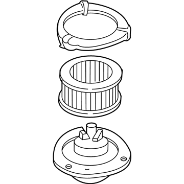 GM 88960339 Motor Asm,Blower (W/ Impeller)