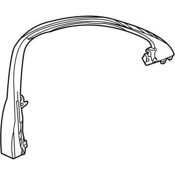 GM 84966197 Molding Assembly, Front S/D Wdo Garn