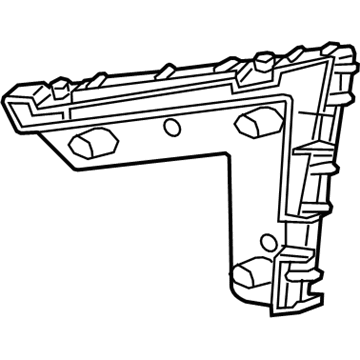 GM 84133961 Bracket, Front Bumper Fascia Headlamp Opening