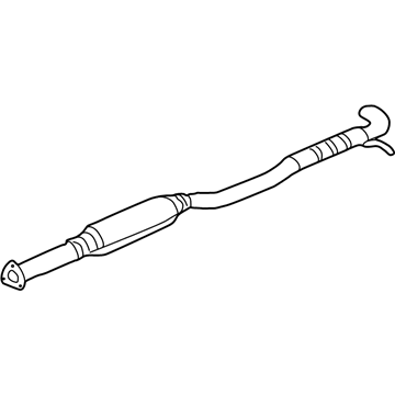 GM 15898910 Exhaust Resonator ASSEMBLY (W/ Exhaust Pipe)