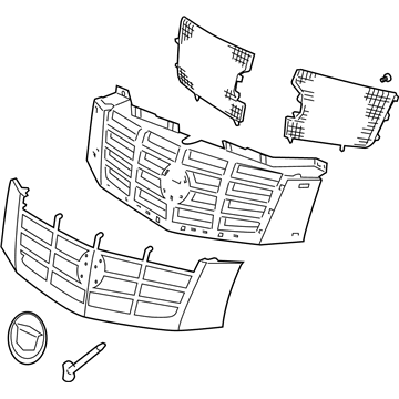 Cadillac 23190289 Grille Assembly