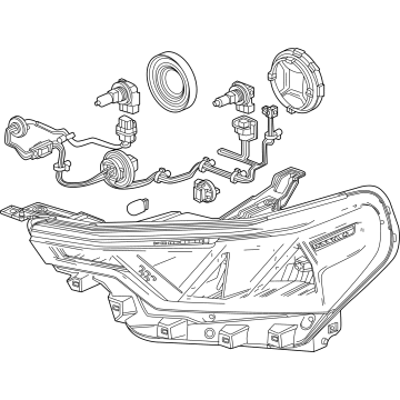 Chevy 87818226 Headlamp Assembly