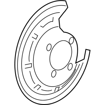 2023 Chevy Bolt EUV Brake Backing Plate - 42532789