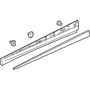 Chevy Bolt EV Door Moldings - 42733636