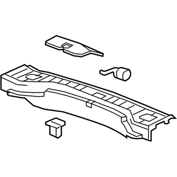 GM 94522425 Molding Assembly, Lift Gate Sill Garnish *Black