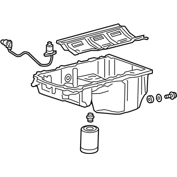 Chevy 12707239 Oil Pan