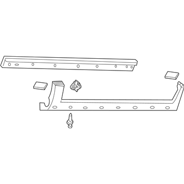 Buick 12493715 Rocker Molding