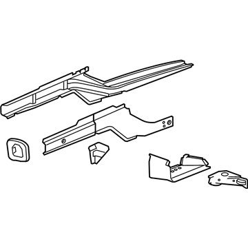 Chevy 22923384 Lower Rail Assembly