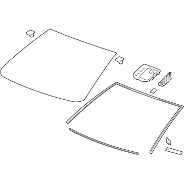 Chevy 95094668 Windshield