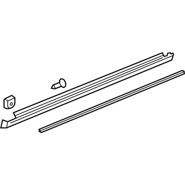 GM 25870630 Molding Assembly, Rocker Panel *Dark Ming Bleed