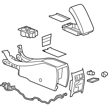 Chevy 20879613 Center Console