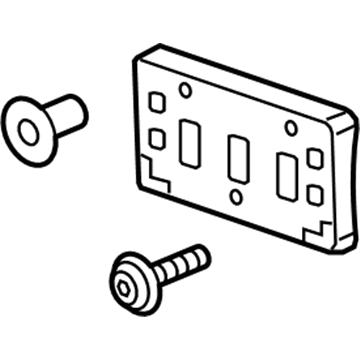 Chevy 95489511 License Bracket