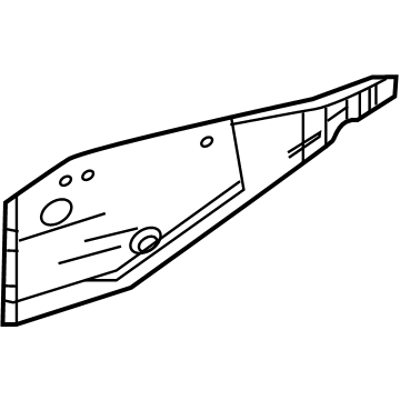 Cadillac 84361187 Lower Rail Side Extension