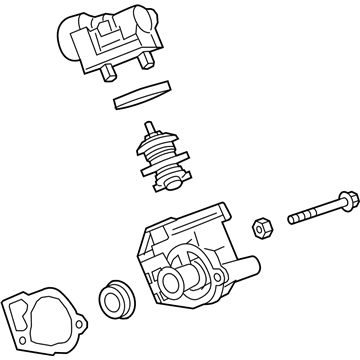 Cadillac 12690768 Thermostat Housing