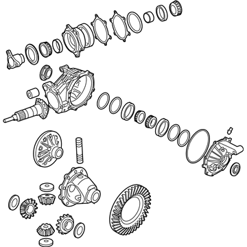 Cadillac 25978163 Differential Carrier